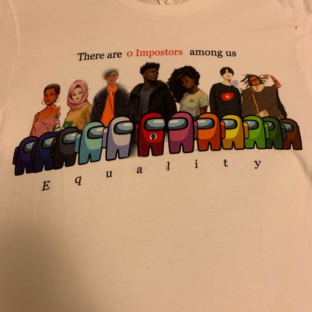 Among Us Equality Graphic Tee